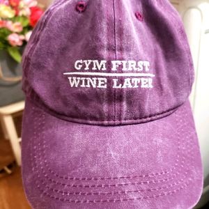 Steve madden Gym First Wine later one sizehat